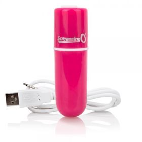 Screaming O Charged Vooom Rechargeable Bullet Vibe Pink - SCRAMVPK101