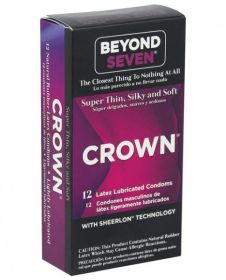 Crown Super Thin Sensitive Latex Condoms 12 Pack - C20412