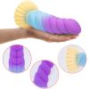 Colorful Silicone Threaded Anal Plug Buttplug for Men Women Masturbation Anal Dildos Soft Sex Toys Prostate Sex Shop Butt Plug - Coffe