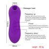 Clit Sucker Vibrator Blowjob Tongue Suck Licking G Spot Massage Clitoris Stimulator Nipple Sucking Erotic Sex Toys For Women Sex - Purple