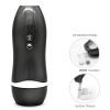 Automatic Male Masturbators Cup with 7 Vibration Mode Super Quite Hands-Free Electric Pocket Sleeve Stroker - black