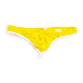 Men's thong (Option: Yellow-XL)